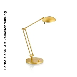 Lampe de table 619 dimmable, réglable IP20, nickel mat gradable