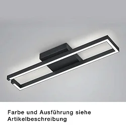 Luminaire de plafond YOKO-R, nickel mat