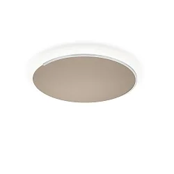 Luminaire de plafond ASTRA-C-60 rond, Casambi IP20, nickel mat, couleur sable gradable