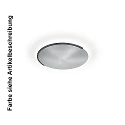 Luminaire de plafond ASTRA-C-40 rond, Casambi IP20, nickel mat gradable