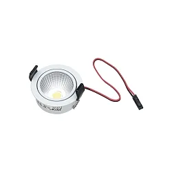 Recessed LED spot SR 45-LED, IP44, 350mA, swiveling 20°, 4.8W 4000K, white