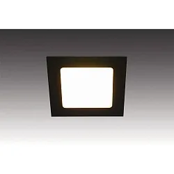 Luminaires pour meuble FAQ 58 angulaire, plat, avec prise de courant IP20, noir gradable