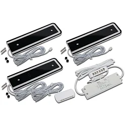 Eclairage sous meuble IP20, aluminium, mat