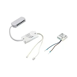 24V dim controller Funk 80W with 12-fold distributor incl. UP, radio-contreeld touch module