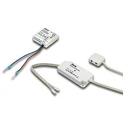 24V Dynamic radio controller 75W with 4-fold distributor incl. UP, radio-contreeld touch module