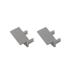Capot lot de 2, aluminium