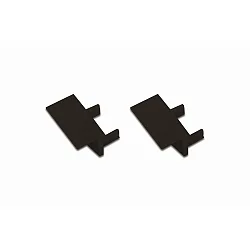 Embout FOR 9MM MILLED-IN PROFILE + 4MM STRIPS mécanique, lot de 2, gauche-droite, noir mat