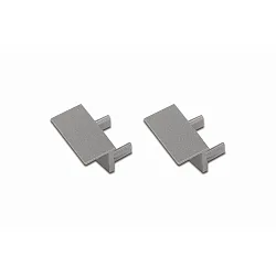 Embout FOR 9MM MILLED-IN PROFILE + 4MM STRIPS mécanique, acier inoxydable