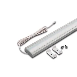 Flat surface mount LED luminaire LED Top-Stick H, IP20, with LED 24 connecting cable, CRi> 95, 61cm, 15W 4000K