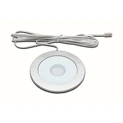 Lumière encastrée AR 78-LED rond, rigide, avec prise de courant IP20, transparent, blanche gradable 7