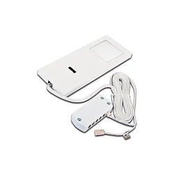 Eclairage sous meuble LED SLIM-PAD F avec capteur, avec prise de courant, dimmable IP20, opale