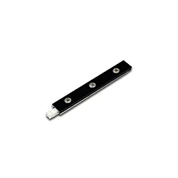 LED lightbar LED 2-Link PIXEL, 3 lenses, for LED 2-Link profiles, LED24 connection, CRi>95, 3x 1.2W 4000K 57lm 35°, black