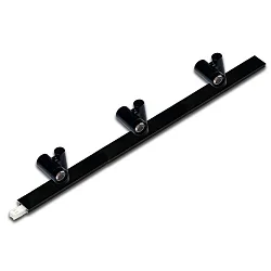 Adjustable LED 2-Link SPOT, 3-flame, for LED 2-Link profiles, 30cm, CRi>90, 3x 1.5W 3000K 80lm 38°, black