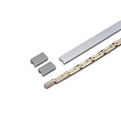 LED area lightbar LED 2-Link FLOOD, 90cm, for LED 2-Link profiles, CRi>95, 16.1W 3000K 930lm 120°, anodised alu