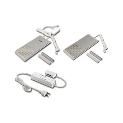 Eclairage sous meuble L-PAD dimmable, contrôlable avec des gestes IP20, aluminium