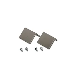 Capot lot de 2, acier inoxydable, laqué