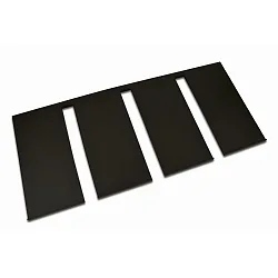 Support INTERO-LINE - SLICED GLASS HOLDER  3 fois, mécanique, amovible, noir mat