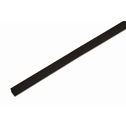 Profil d'aile MILLED-IN 9MM/7MM FOR 4MM STRIPS / 100CM, noir mat