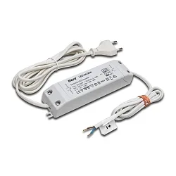 Transformateur LED-24 avec prise de courant, blanche