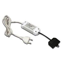 Transformateur LED 350 avec prise de courant, 9 fois, noir , blanche