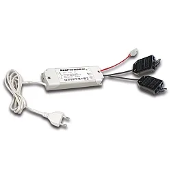 Transformateur LED 350 3 fois, avec prise de courant, noir , blanche
