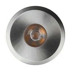 Spot AUSTIN rond, rigide IP20, aluminium brossé 