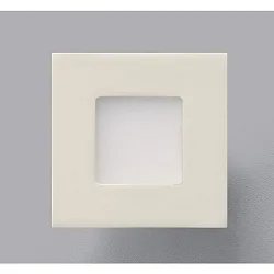 Luminaire d'encastrement mural  NIZZA petit, angulaire IP20, blanche 