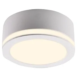 Downlight AURORA version pour montage en surface, conducteur inclus, rayonnement latéral IP20, blanche 