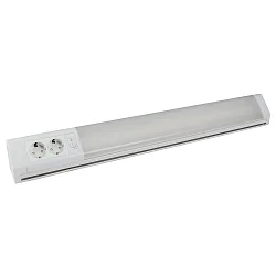 Cabinet luminaire BONN, LED, warm white, with 2 sockets, 15W
