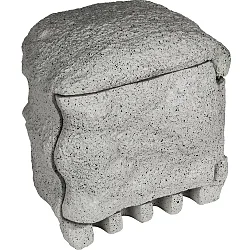 Colonne de prises PIEDRA 2 voies, gris