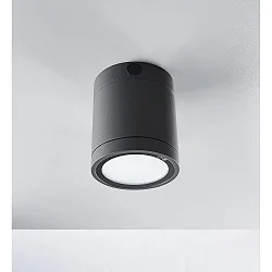 Plafonnier extérieur NEGRO cylindrique, conducteur inclus IP65, anthrazit gradable