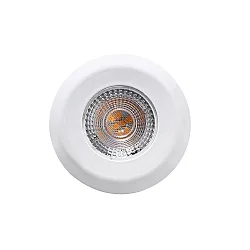 Spot DL7202 rigide IP44, blanche gradable