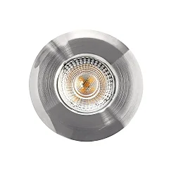 Spot DL7202 rigide IP44, nickel gradable