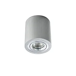 Downlight ADL9001 rond, pivotant GU10 IP20, aluminium brossé gradable