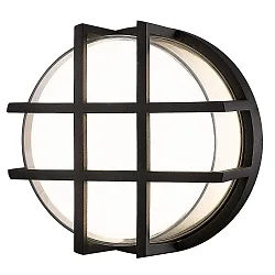 Applique et plafonnier CIRCULA rond, avec grille IP65, anthrazit 