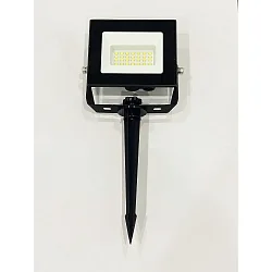 Lampe à piquet de terre BOLTON 2.0 avec prise de courant, commutable IP44, couvert de poudre, noir 