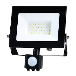 Projecteur BOLTON 2.0 avec capteur, avec câble ouvert, commutable IP44, noir 