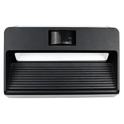 Lampe murale solaire MELILLA Bas, avec capteur IP54, anthrazit 