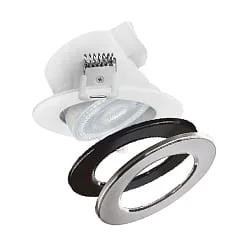 Lumière encastrée DL7003 rond, CCT Switch IP44, blanche gradable 5,5W 540/600/580lm 3000/4000/6500K 38° CRI >80