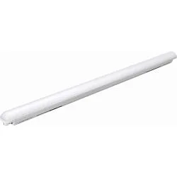 Luminaire pour locaux humides SNAKE 120CM résistant aux chocs, commutable IP65, blanc mat 