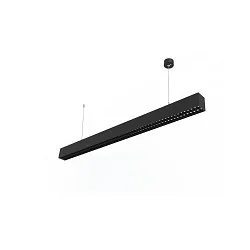 Luminaire à suspension LINEAR direct IP20, noir 