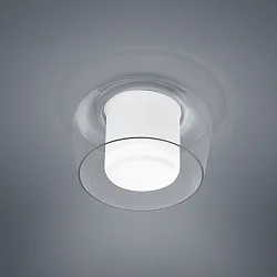 Luminaire de plafond CANIO E27 IP30, dégager, blanc mat