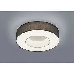 Luminaire de plafond LOMO IP20, anthrazit, blanc mat gradable