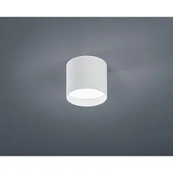 Luminaire de plafond DORA rond IP20, satiné, blanc mat 