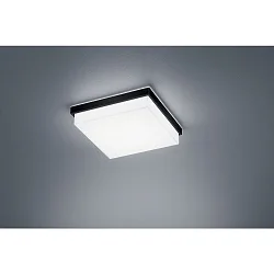 Luminaire de plafond COSI IP30, satiné, noir mat gradable