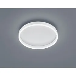 Luminaire de plafond SONA rond IP20, satiné, blanc mat gradable