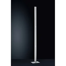 Lampadaire VENTA IP30, chrome, nickel mat, satiné, anodisé gradable