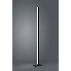 Lampadaire VENTA IP30, satiné, noir mat, anodisé gradable