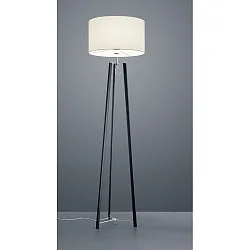 Lampadaire CERTO E27 IP20, chrome, blanche