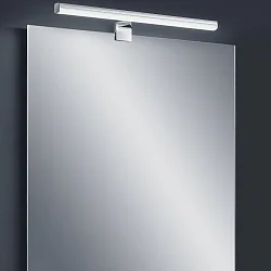 Luminaire de miroir GAIA 49 IP44, chrome gradable